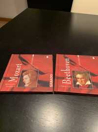 Dois CDS Beethoven e Mozart da revista Sábado