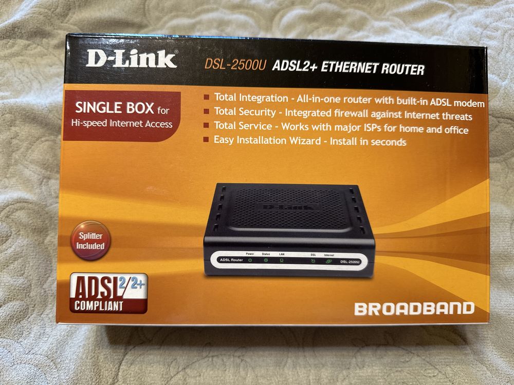 Маршрутизатор D-Link DSL-2500U