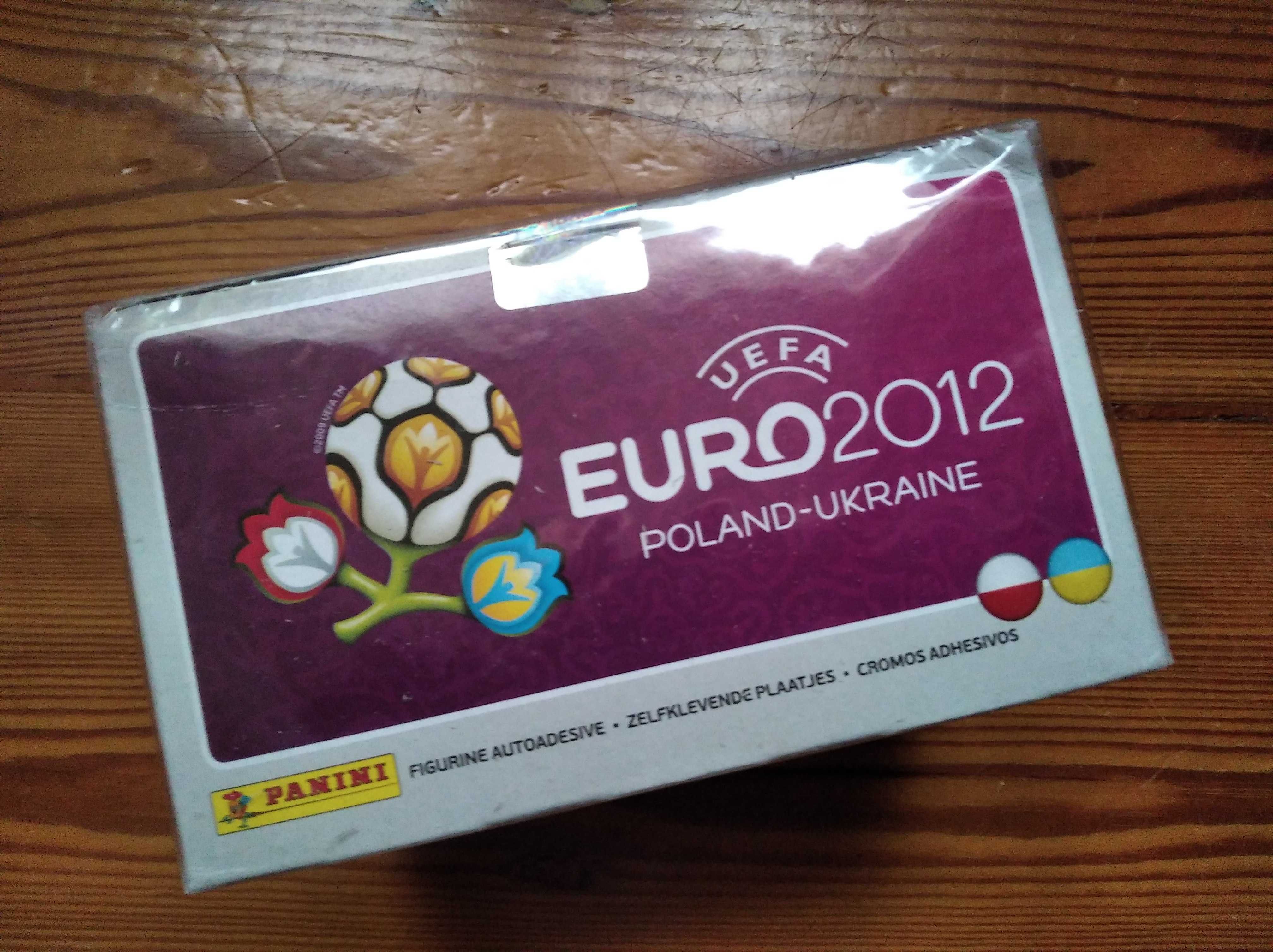 Panini Euro 2012 Polska box 100 saszetek, saszetki naklejki nowy folia
