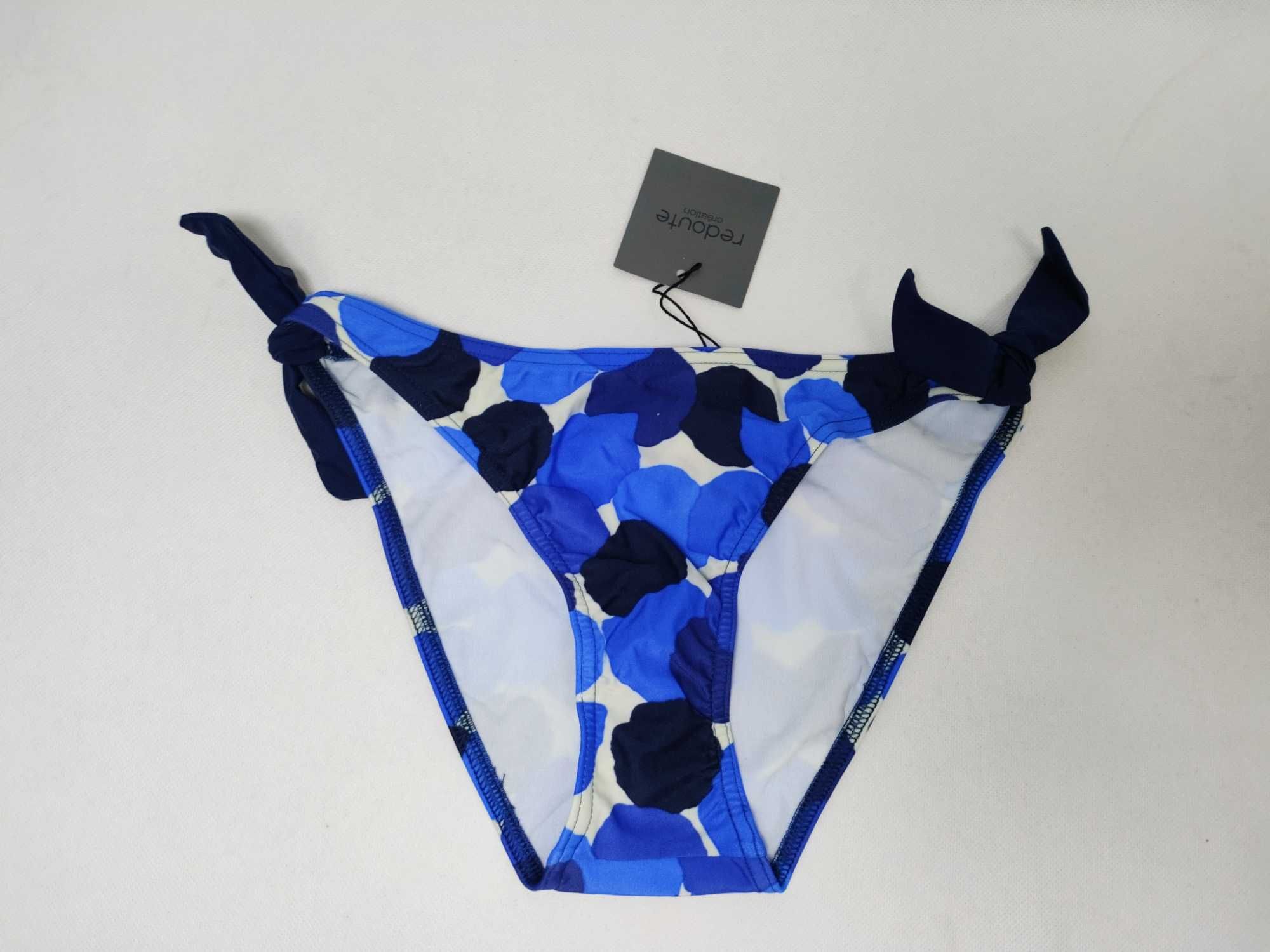 Strój kąpielowy dwuczęściowy bikini niebieskie LA REDOUTE 38 M ST0254