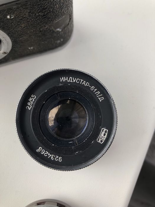 Продам 4 советских обьектива + ФЕД 3.