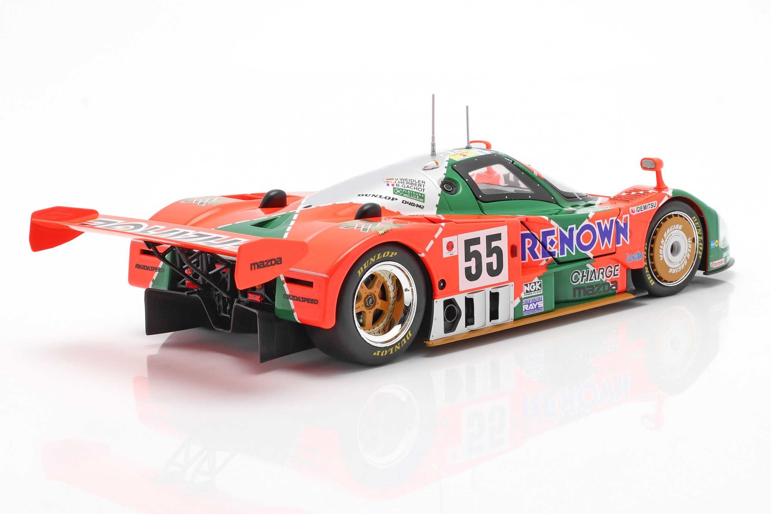 1:18 CMR Mazda 787B #55 Winner 24h Le Mans 1991 Weidler/Herbert