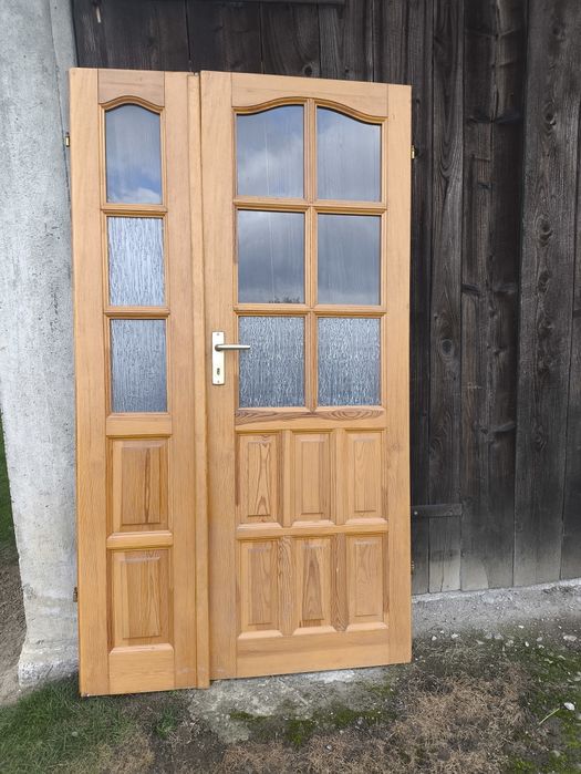 Drzwi wewnętrzne dwuskrzydłowe 130/208