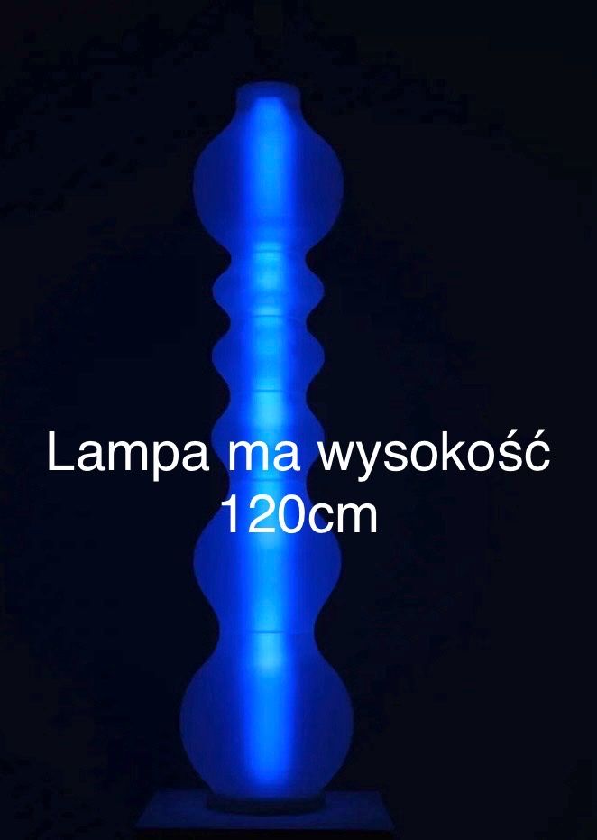 Lampa bluba 120 cm wysokości led polski design