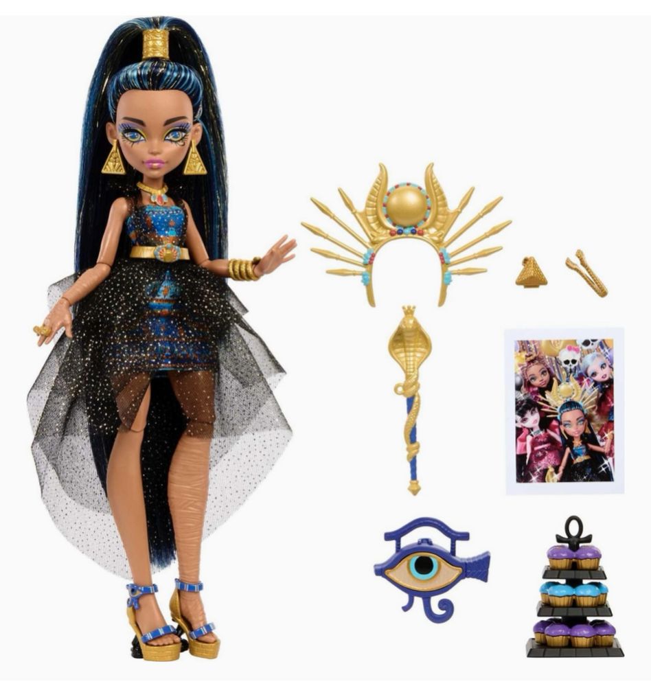 Monster High Monster Ball Doll, Cleo De Nile in Party Dress