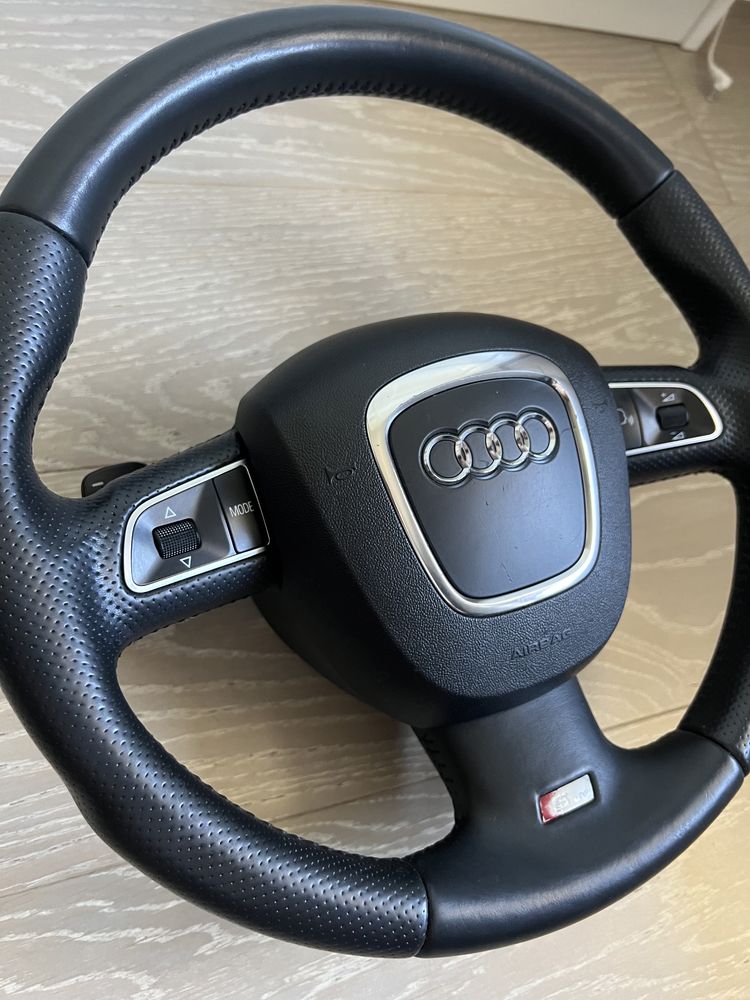 Kierownica Audi A5 8T Multifunkcja łopatki A4 B7 B8 A3 A6
