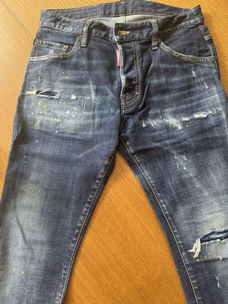 Spodnie meskie DSQUARED2 rozm 48 stan idealny