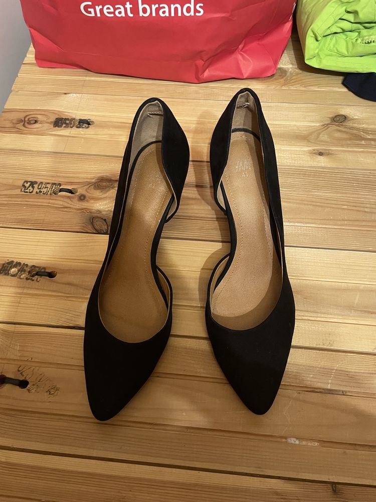 Szpilki czarne H&M rozmiar 41