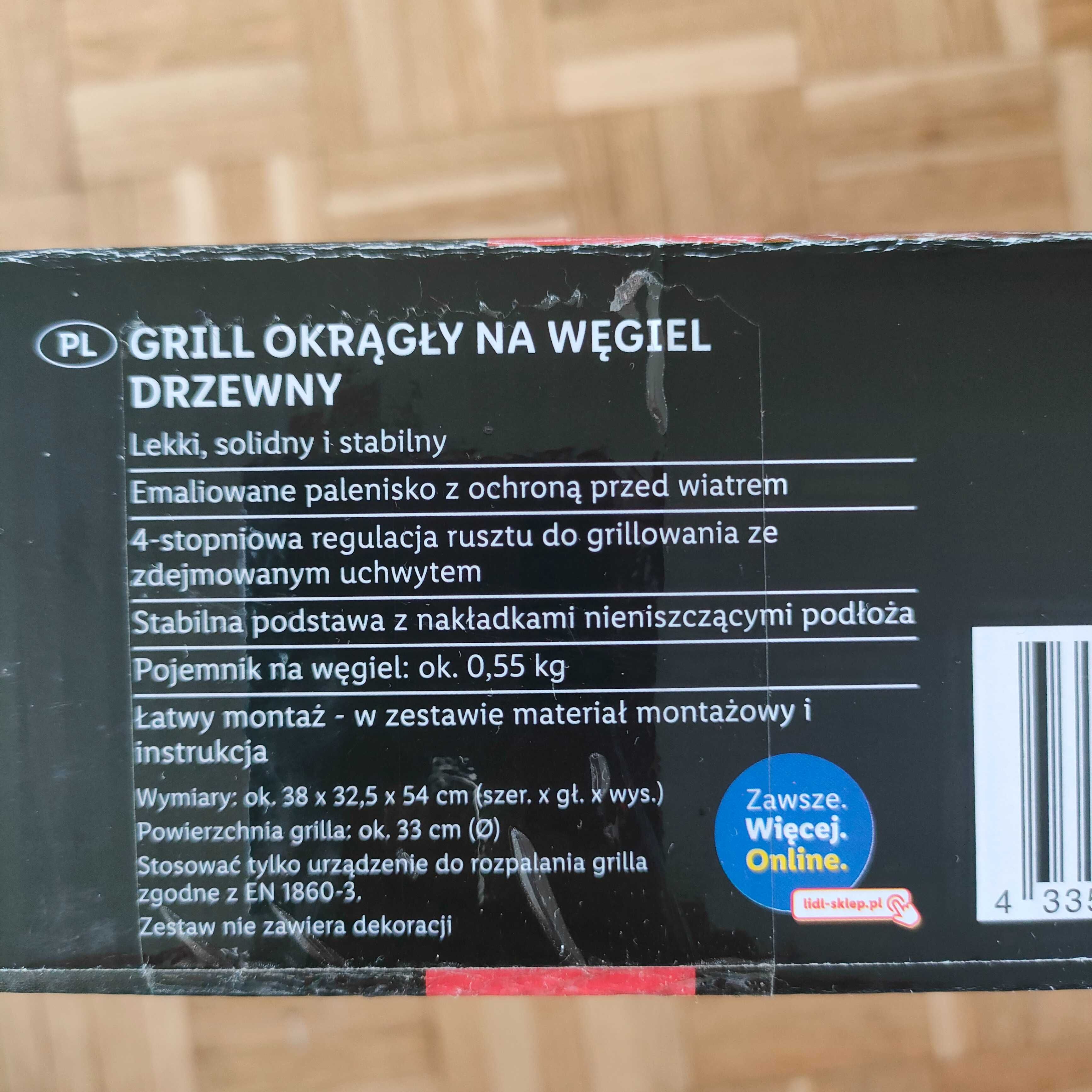 Grill meister okrągły na węgiel