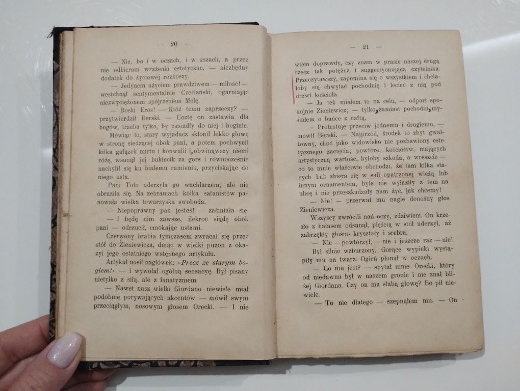 Lucifer- Z Księgozbioru Ks. I. Charszewskiego. Unikat z 1913roku.