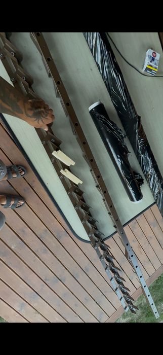 Żaluzje drewniane, stalowy mechanizm, wykonanie pod wymiar.