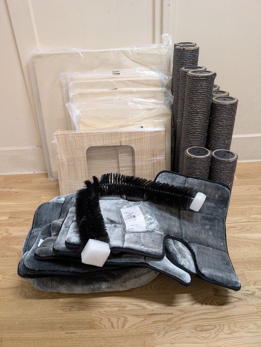 Modern Living Drapak dla Kota Chelsea Ciemnoszary 82x72x185cm DUŻY