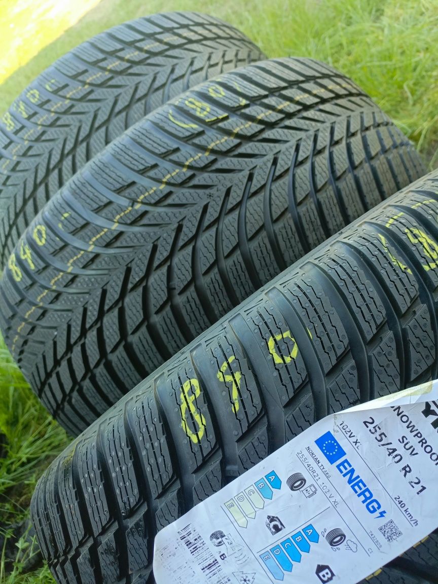 Nowe opony zimowe 255/40/21 Nokian 2024r