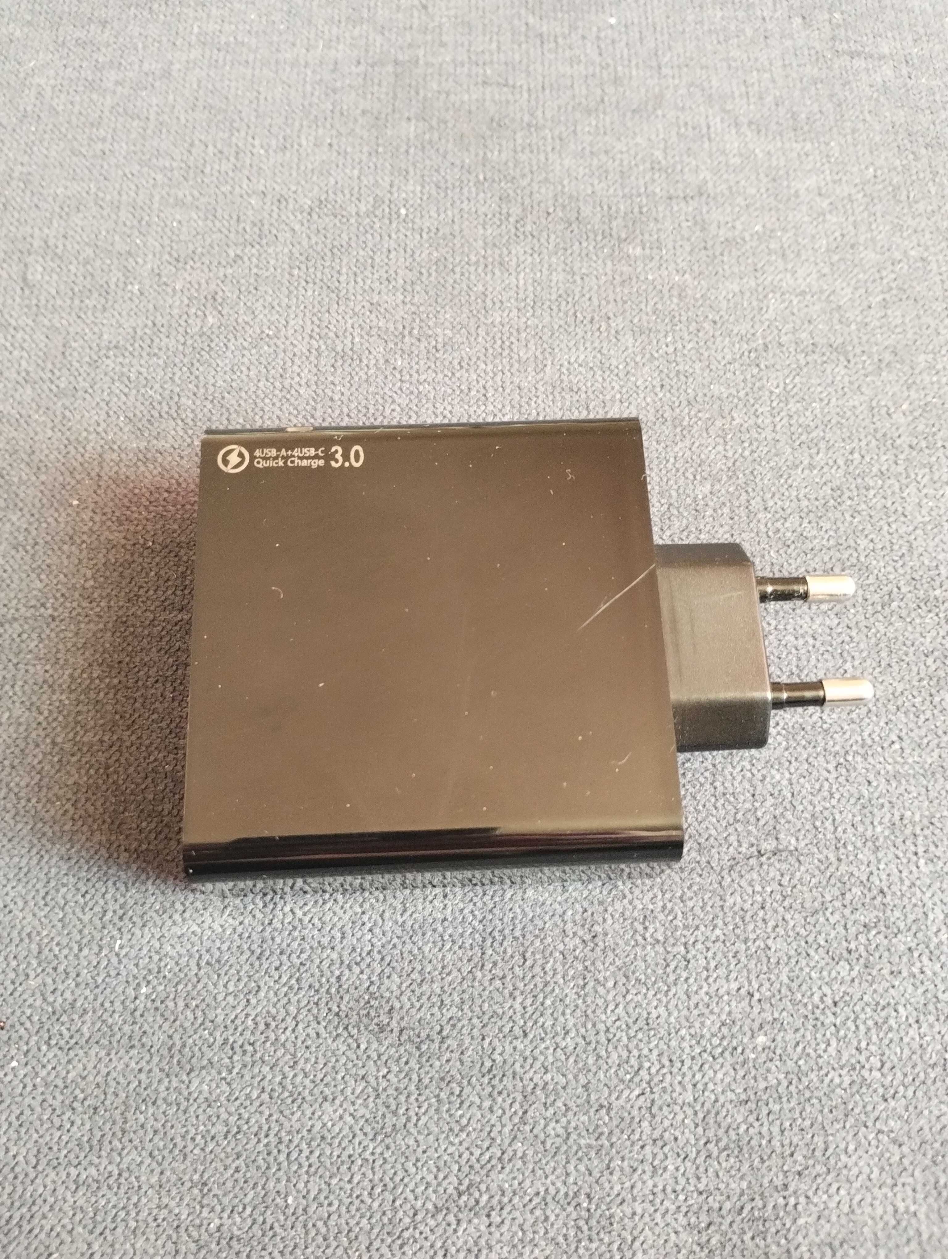8 portowa ładowarka 4xUSB-A +4xUSB-C