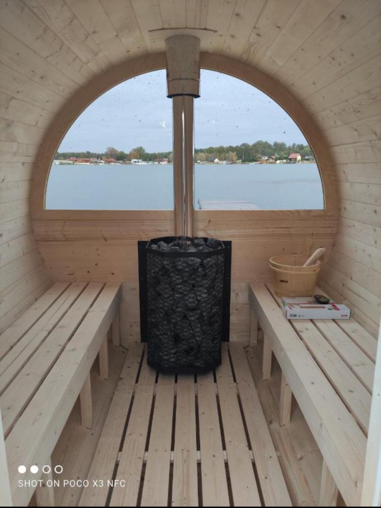 Domek nad jeziorem jacuzzi sauna linia brzegowa prywatna plaza TOP 8os