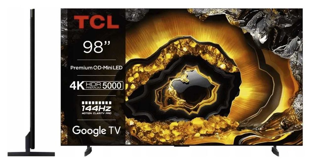 Telewizor QD-Mini LED TCL 98C8K Premium 4K UHD 144 Hz Google TV