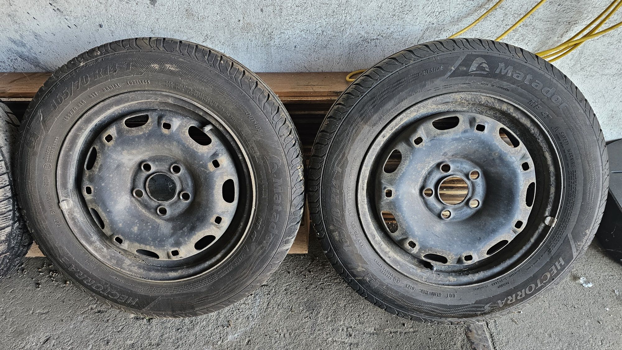 Felgi Stalowe Skoda, Audi, VW 5x100 14 cali Komplet