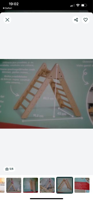 Drabinka namiot wspinaczka dla dzieci