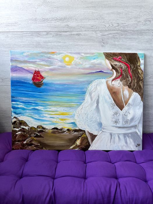 «Ассоль» картина олійними фарбами