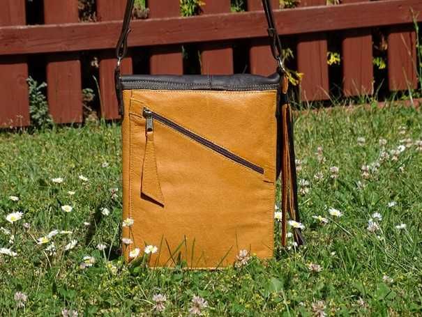 Skórzana torba listonoszka (messenger bag)