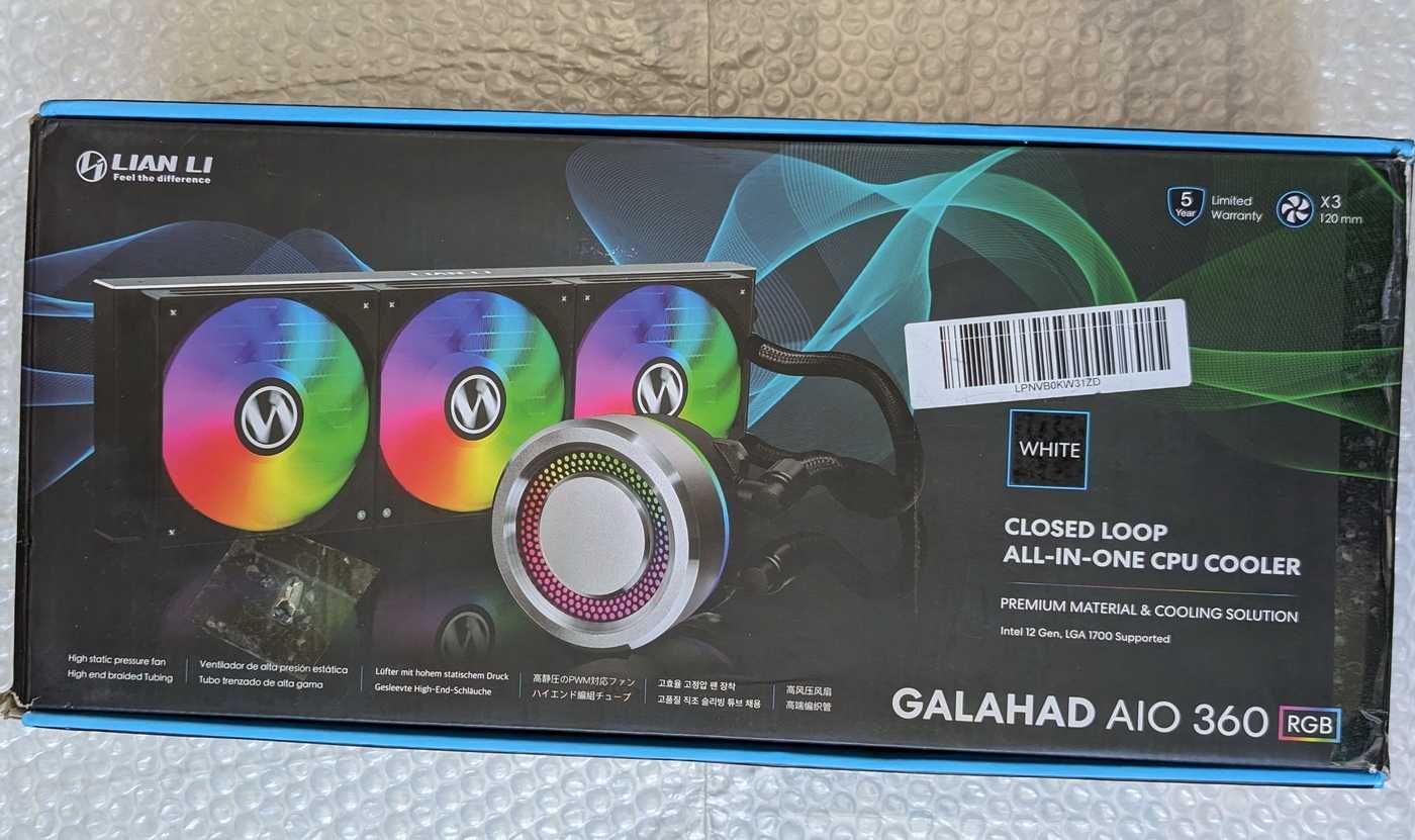 З США Водяне охолодження Lian Li Galahad White AIO 360 with RGB