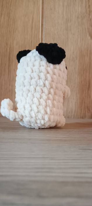 В'язана іграшка Мопс. Іграшка ручної роботи