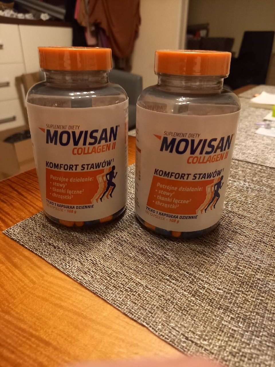 Movisan Collagen II Na Stawy I Kości Doskonały.Cena za 2 Sztuki