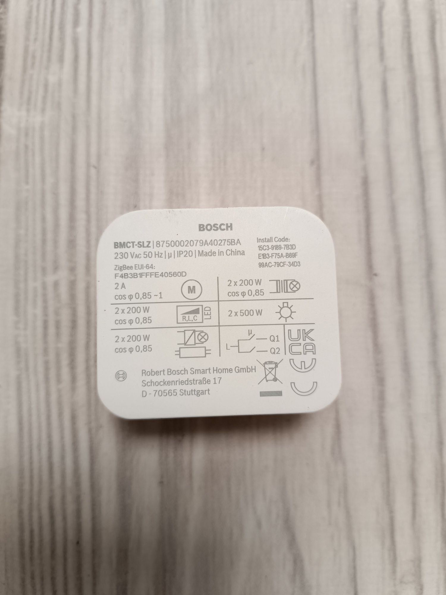 Bosch Smart Home light/roller shutter control II