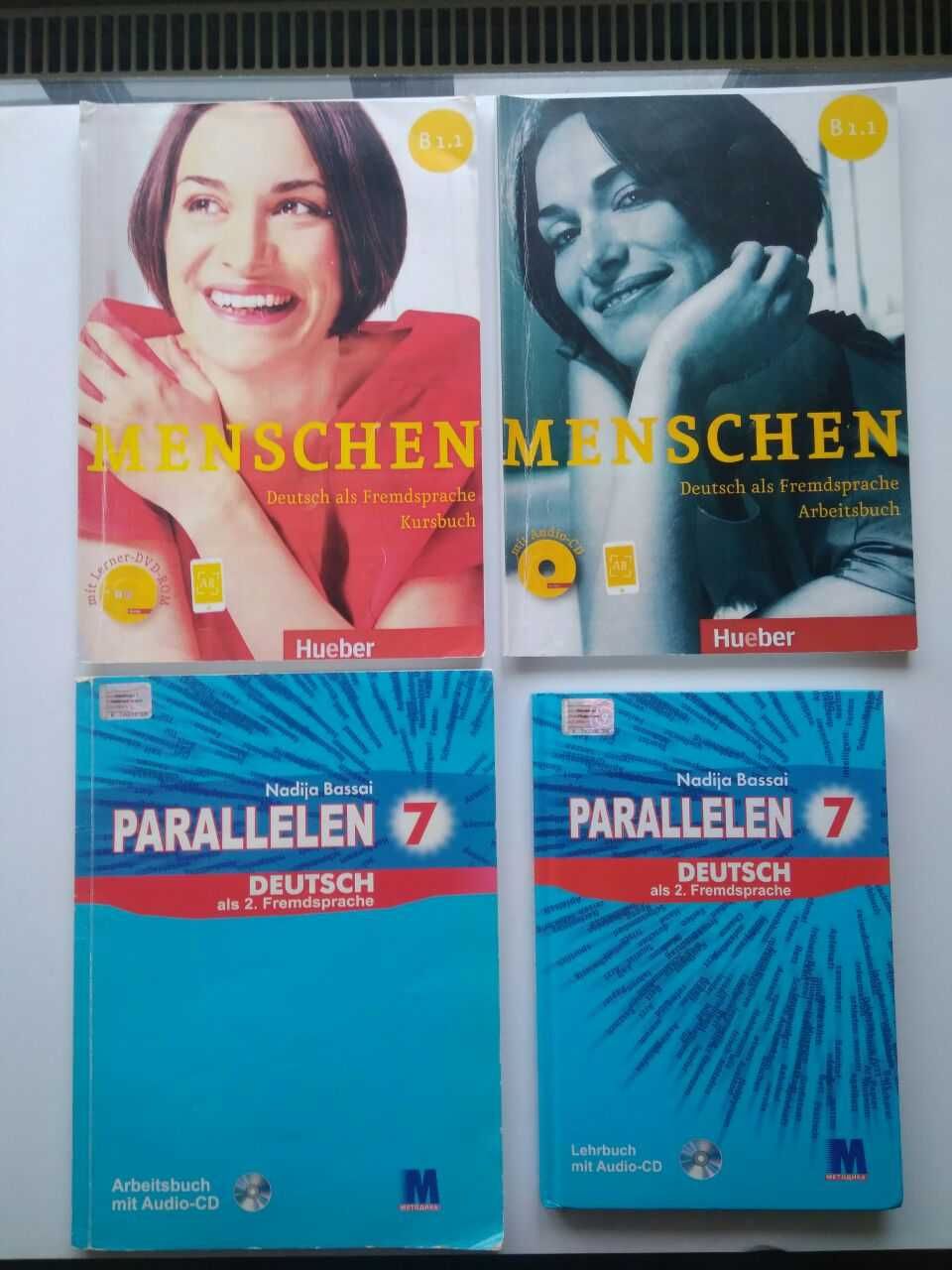 Німецька мова. Menschen B1.1. Kursbuch; Parallelen 7. Надія Басай.