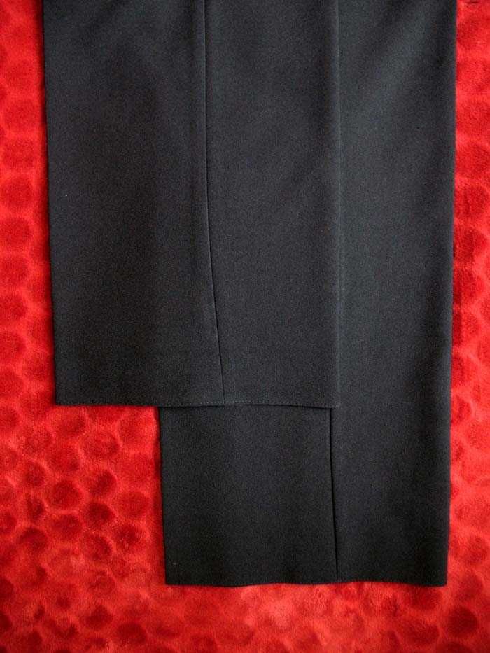 Spodnie - czarne eleganckie męskie - W 32 L33 - pas 85 cm George