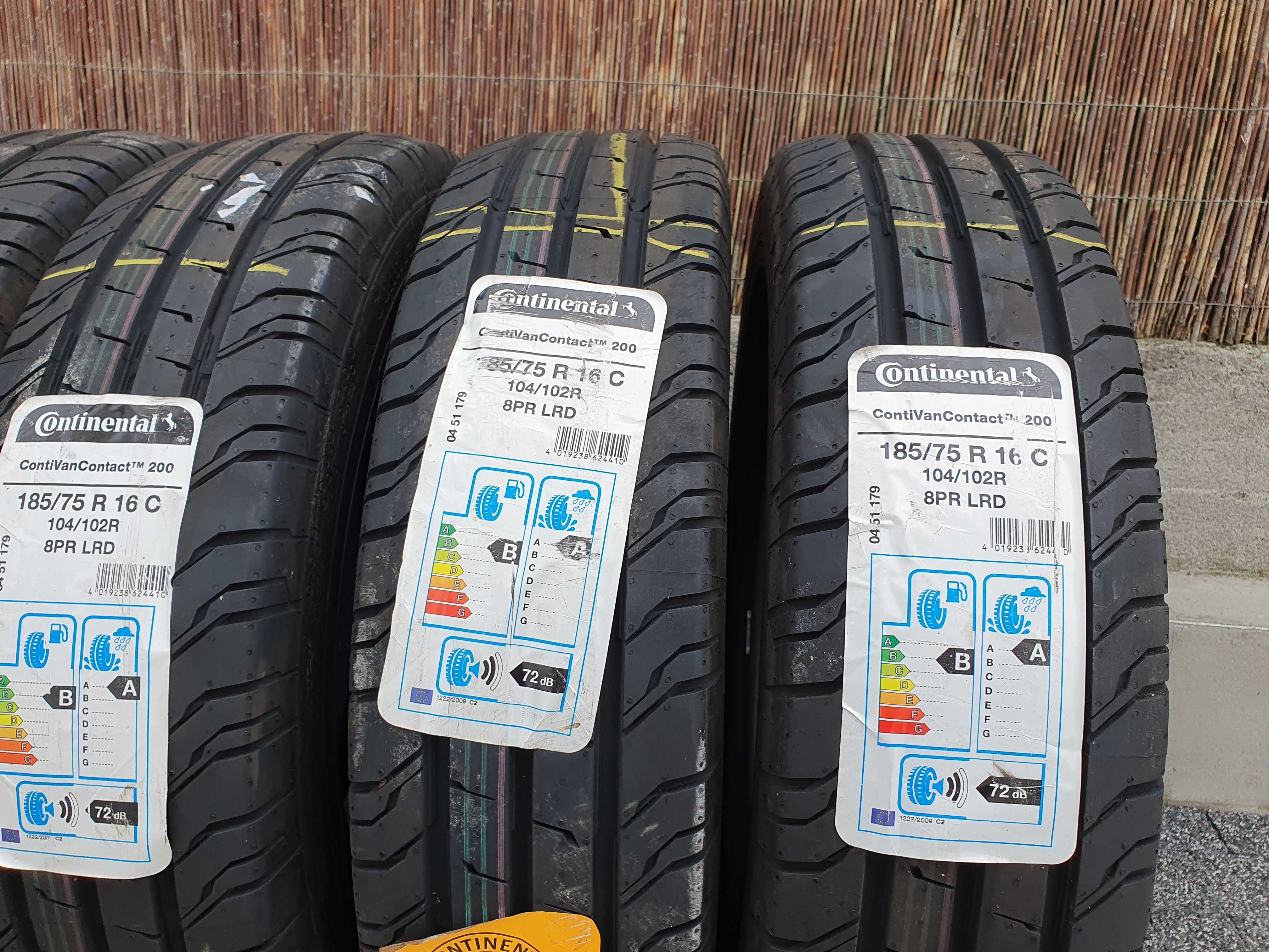 4x 185/75/16C 104/102R Continental Van Nowe! 2020r.