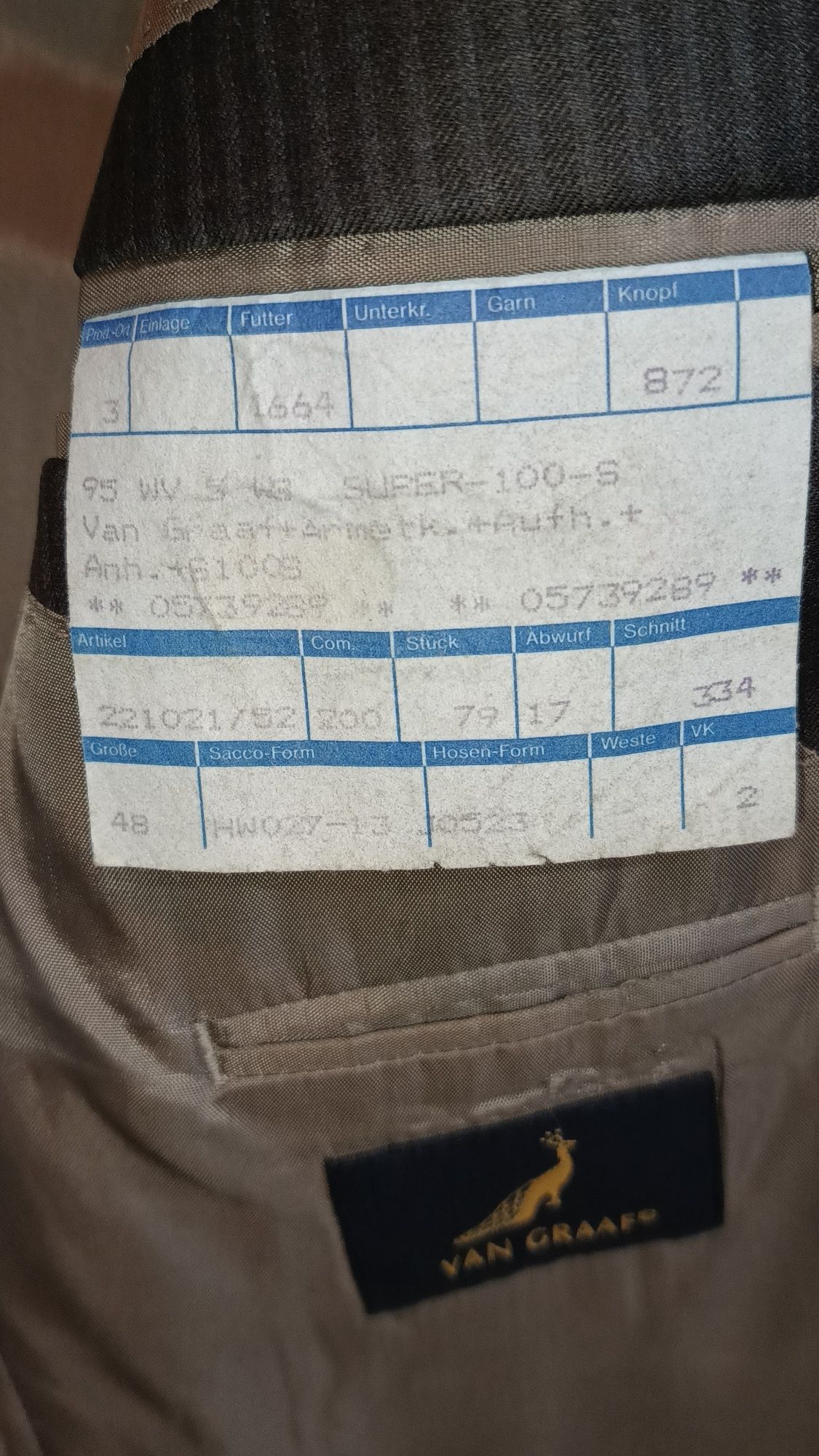 Męska marynarka vintage VAN GRAAF r. L/XL