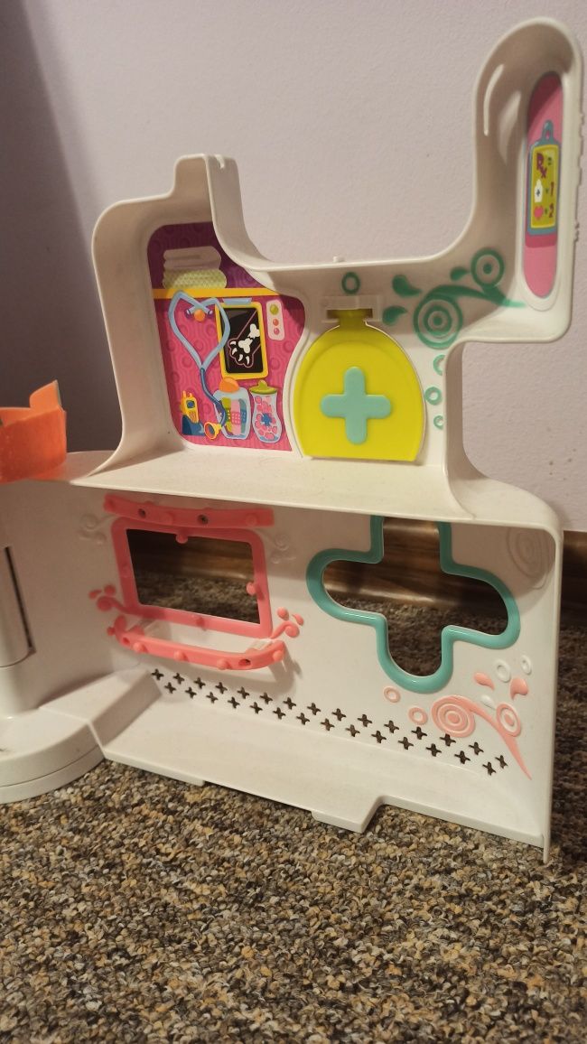 Domek LPS Szpital LITTLESTPETSHOP + dodatki