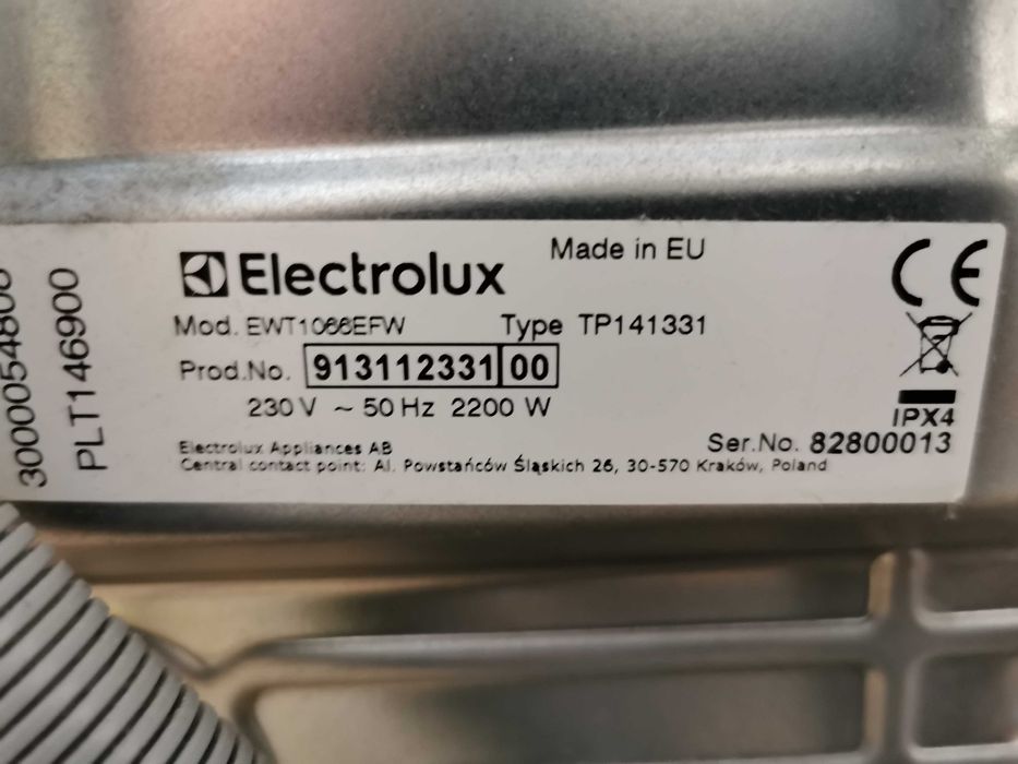 Moduł pralki Electrolux  Mod. EWT 1066EFW