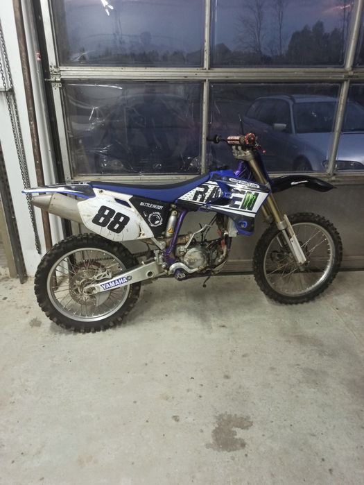 Yamaha yzf450 po wybuchu.