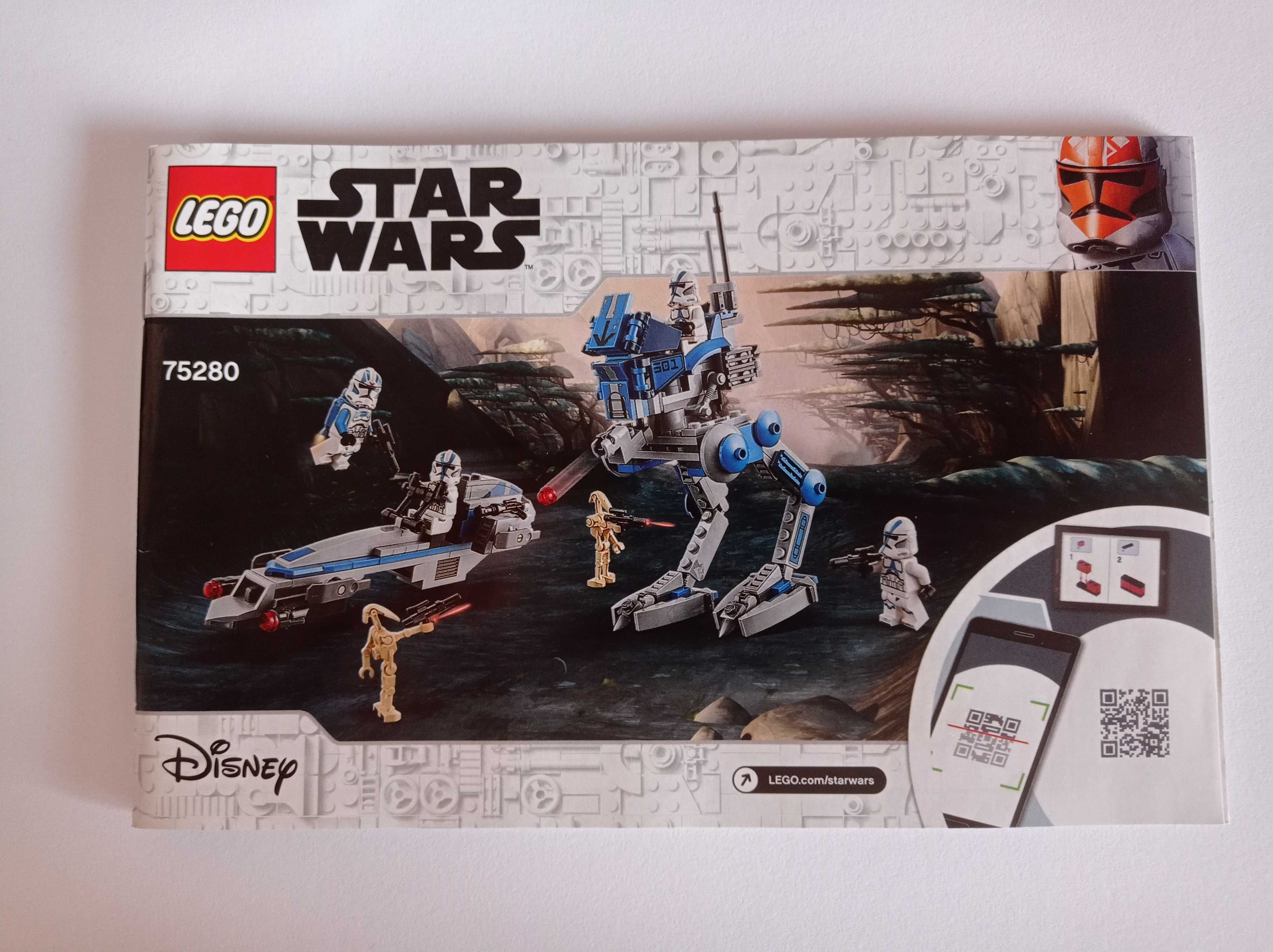 Lego Star Wars 75280, Żołnierze-klony z 501. legionu, instrukcja