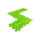 WOOPIE Mata Sensoryczna Ortopedyczna Puzzle Wąż Zielony 6 el.