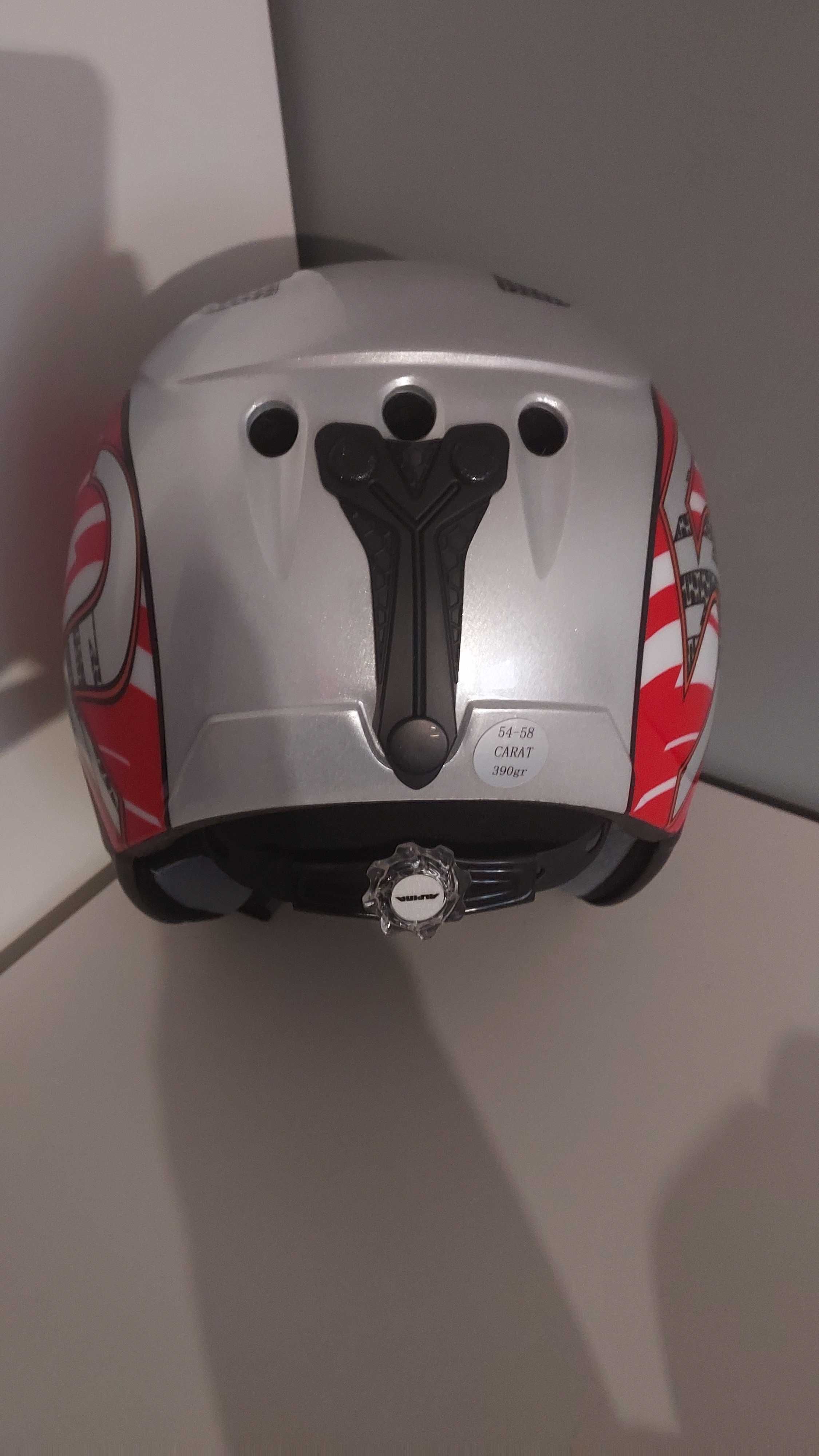 kask alpina junior 54 / 58 i gogle blizzard