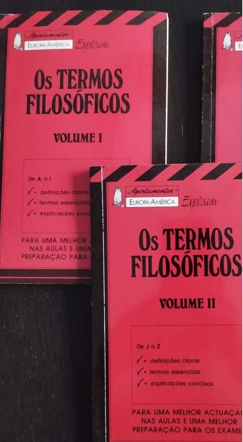 Os Termos Filosóficos (vols I e II)