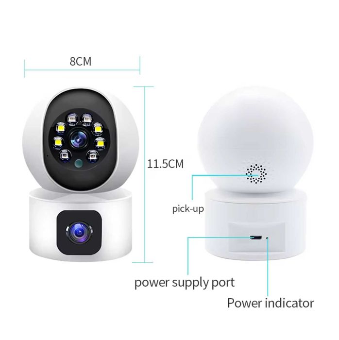 Відеоняня з датчиком руху радіоняня з нічним режимом і мікрофоном