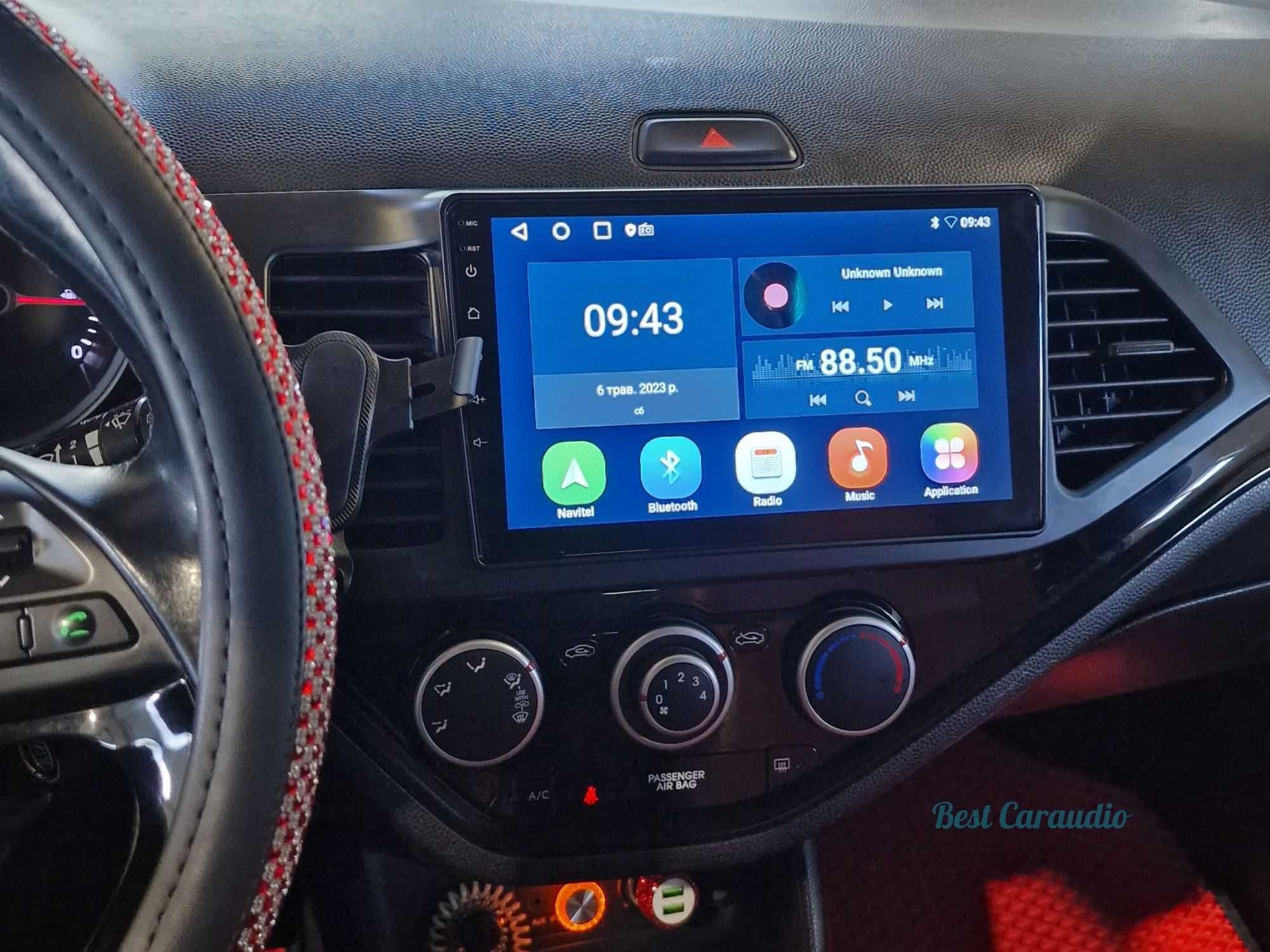 Штатная магнитола Kia Picanto 2/32 Гб с CarPlay, камера