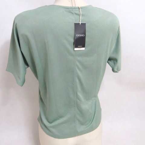 BLUZKA sportowa damska żakardowa KOSZULKA DO TRENINGU szybkoschnąca S