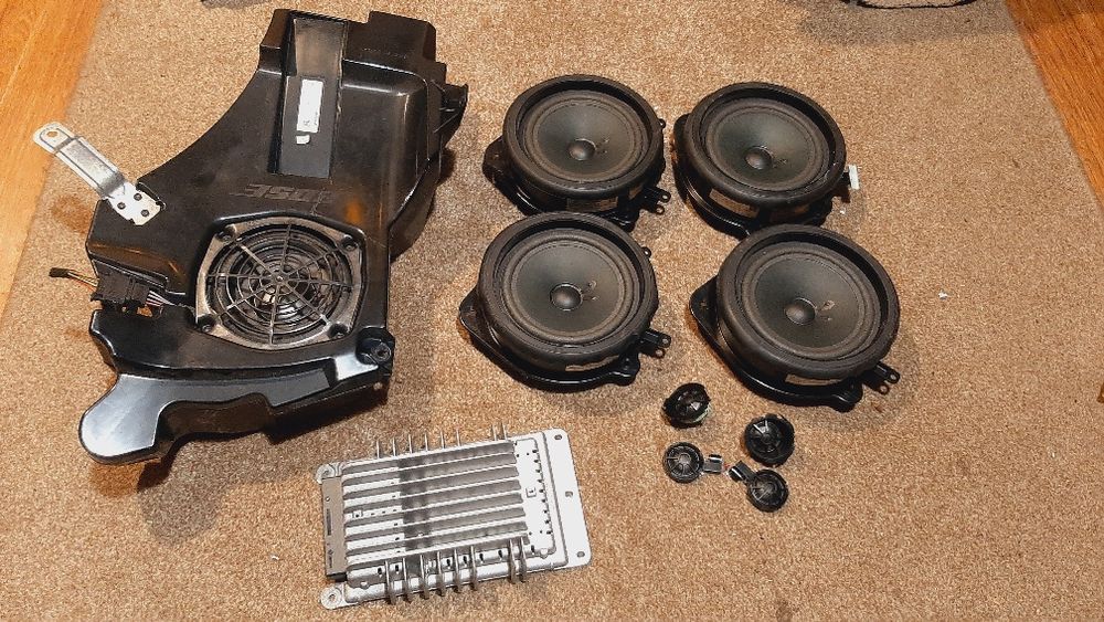 Audi a3 8p 08-12 Sportback Głosniki BOSE Wzmacniacz Subufer Wzmacniacz