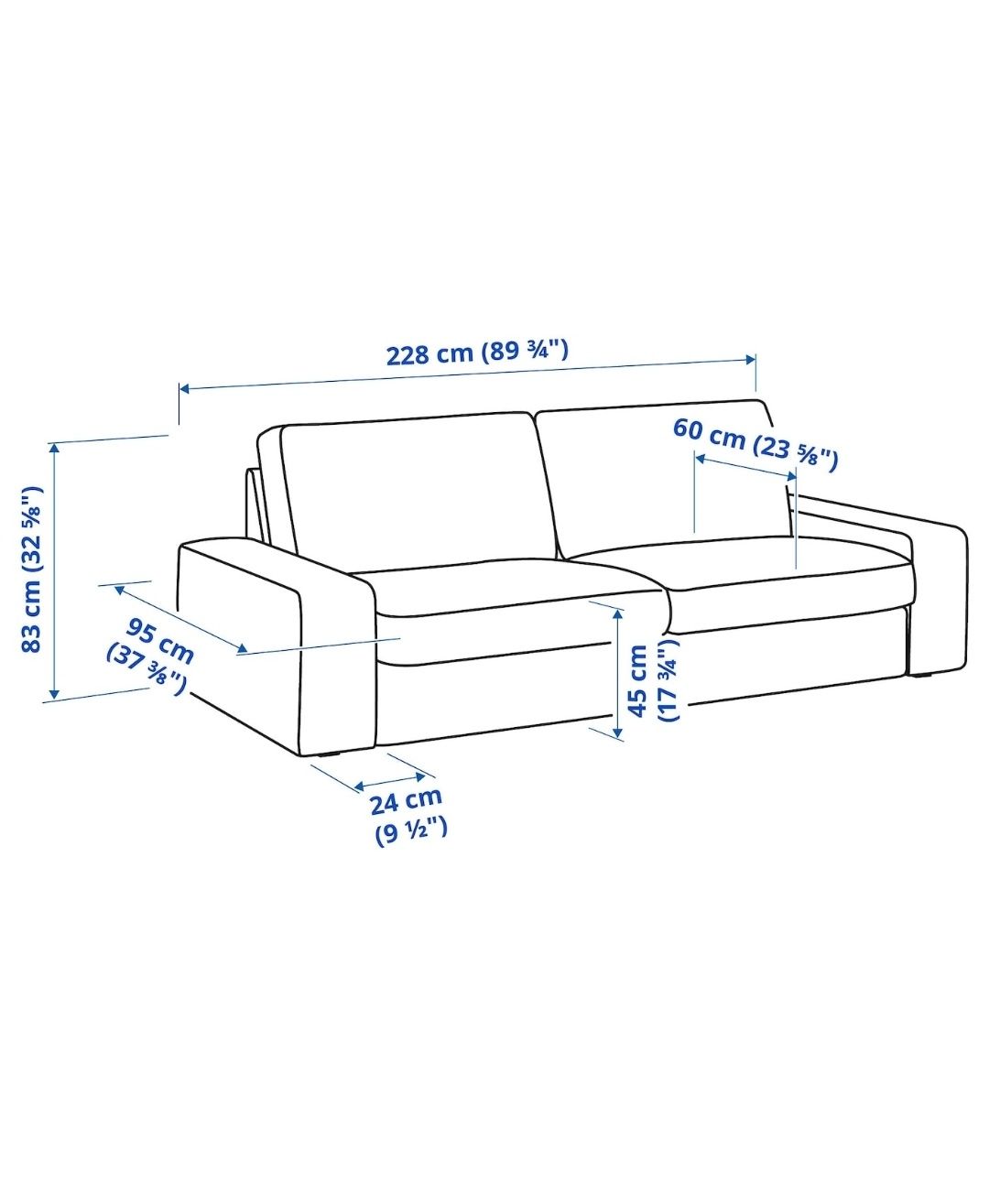 Kanapa 3-osobowa Ikea Kivik