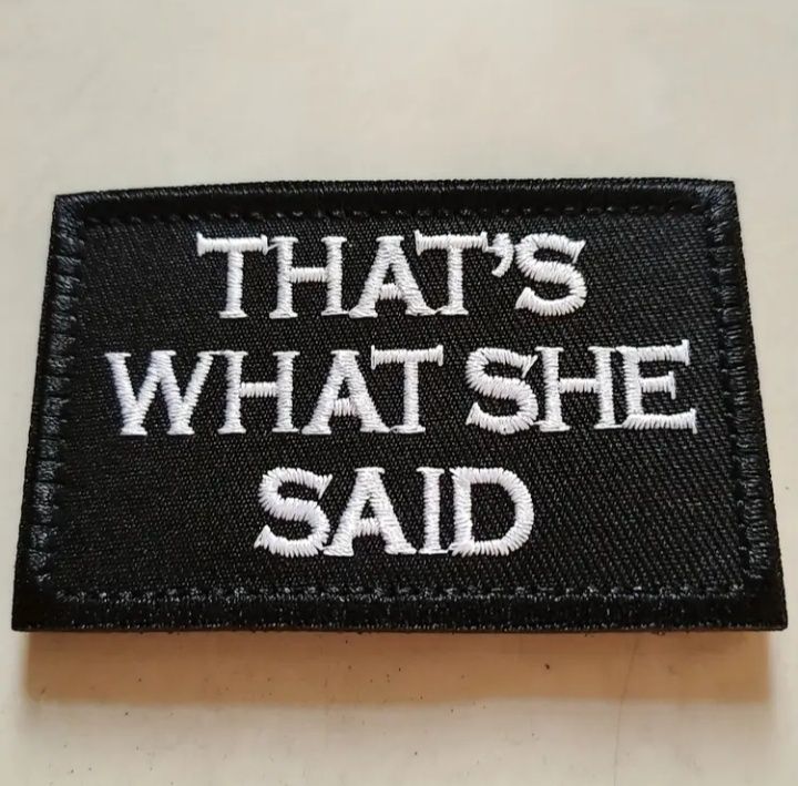 Bordado That's What She Said