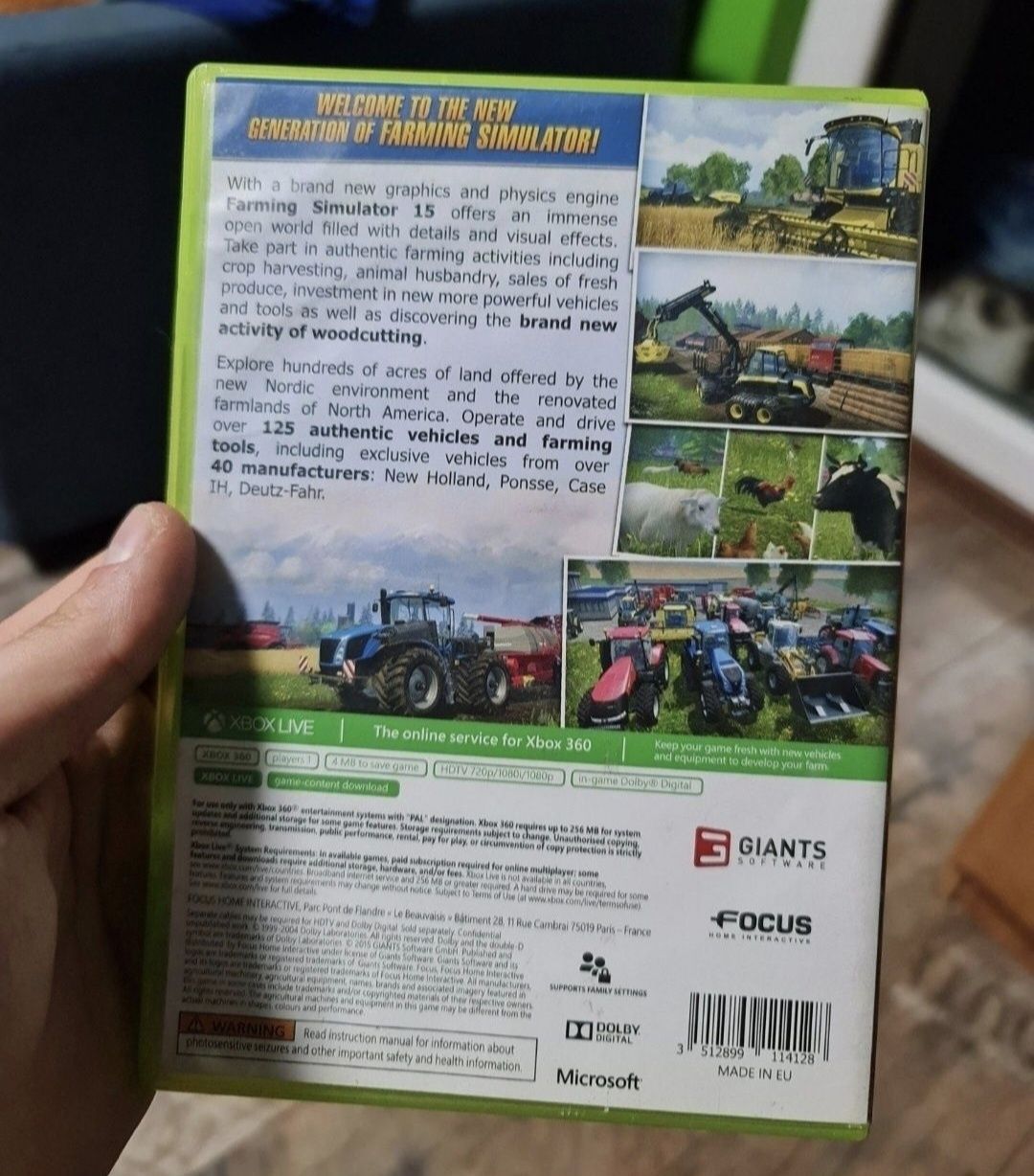 Farming Simulator 15 xbox 360 po polsku symulator farmy 2015 pl x360