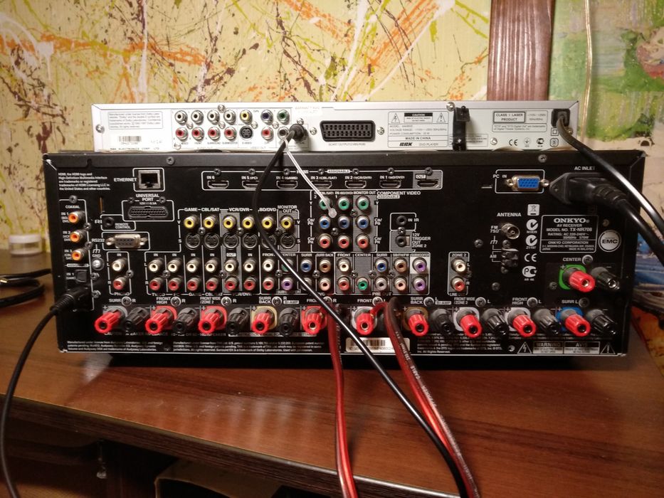 Onkyo tx- nr 708 usb.  BBK 965 SS. Гибридный усилитель.