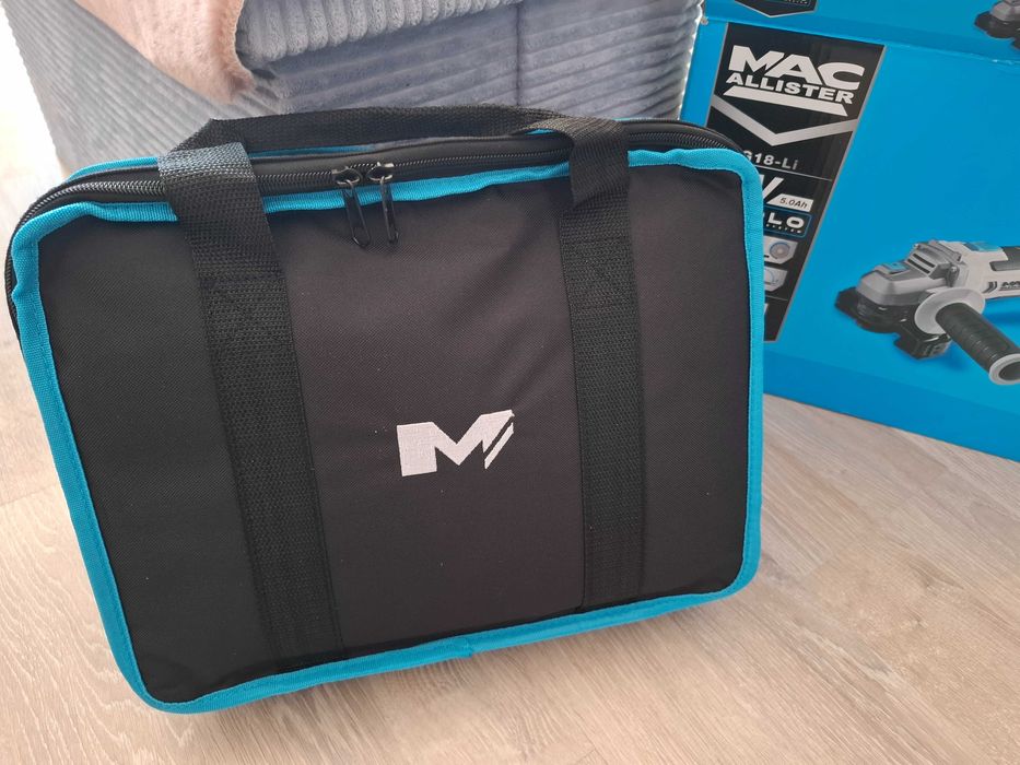 NOWA szlifierka MacAllister 18V 5.0Ah !! bateria  szybka ładowarka