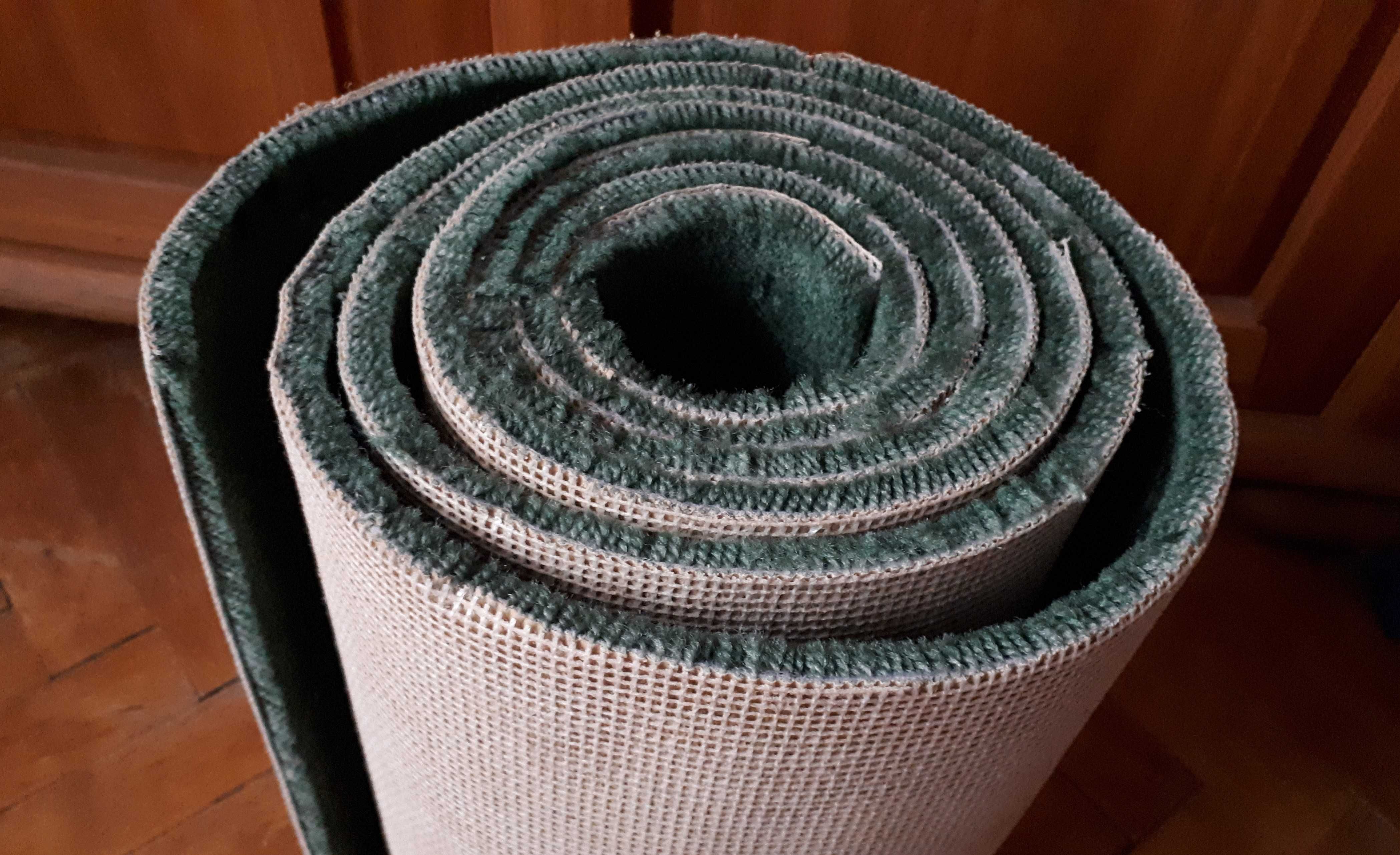 nowa wykładzina dywanowa 315/35 cm podłogowa zielona dywanik