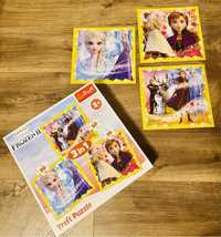 Puzzle Kraina Lodu Elsa 3w1